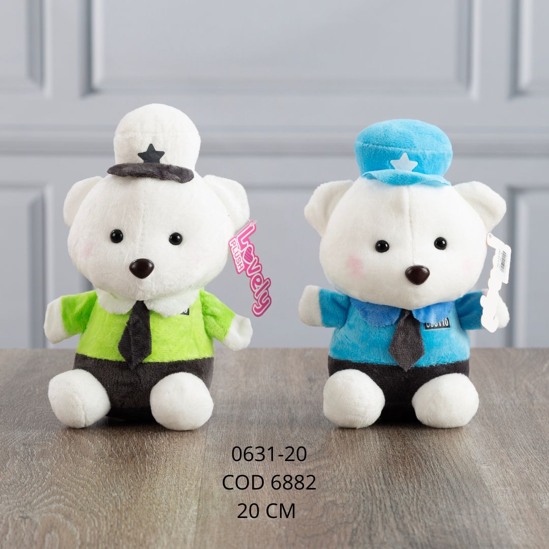 Oso policia de peluche on sale