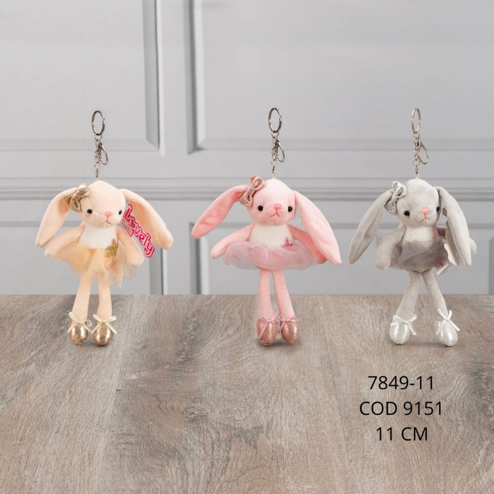 Conejo llavero 11cm - 7849-11