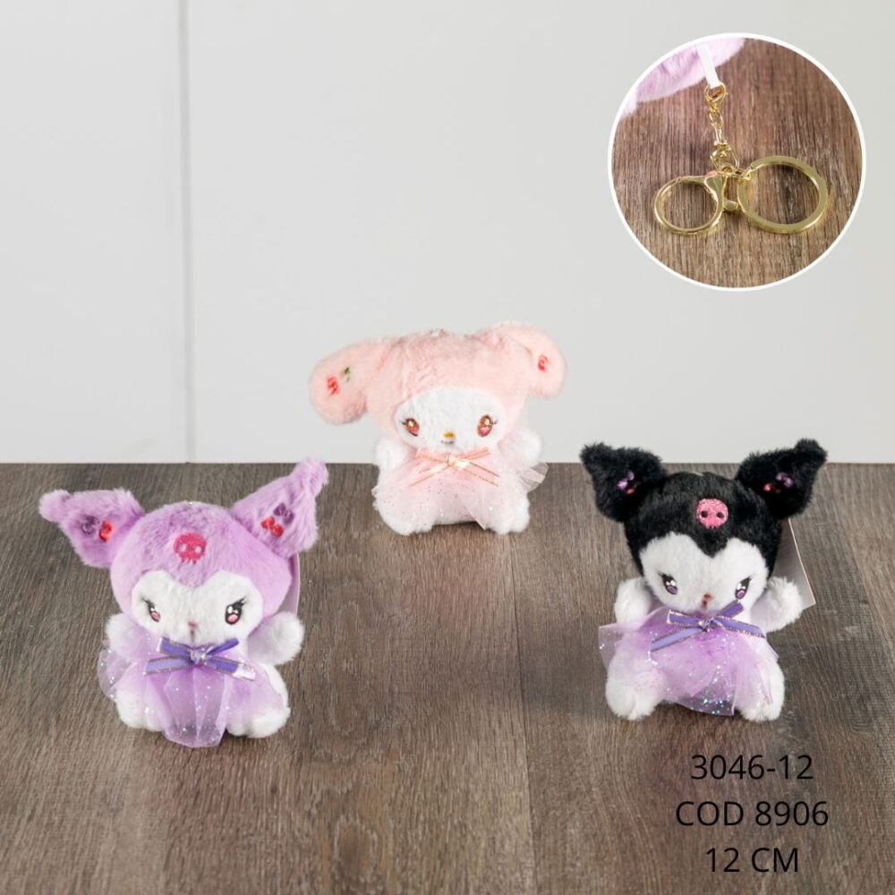 Llavero Kuromi 12cm - 3046-12