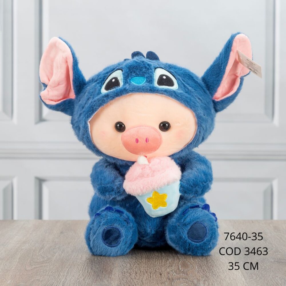 Cerdo disfrazado Stitch 35cm - 7640-35