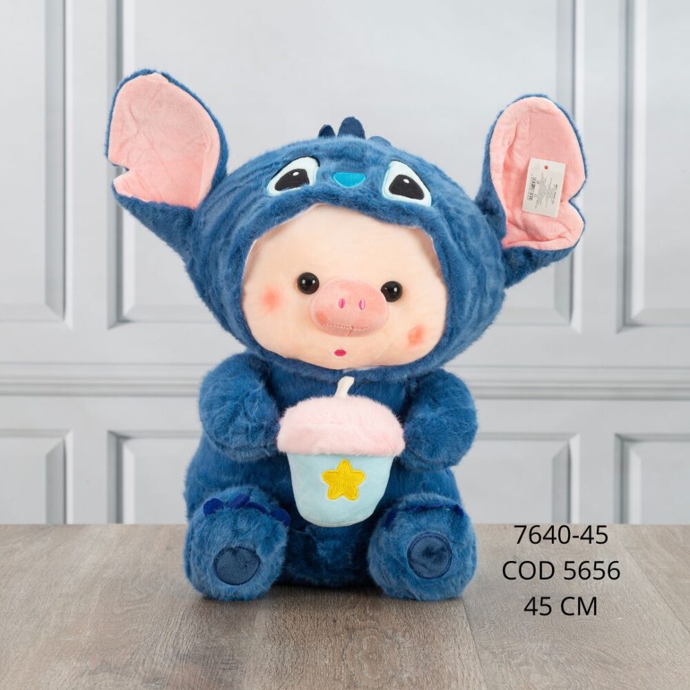 Cerdo disfrazado Stitch 45cm - 7640-45