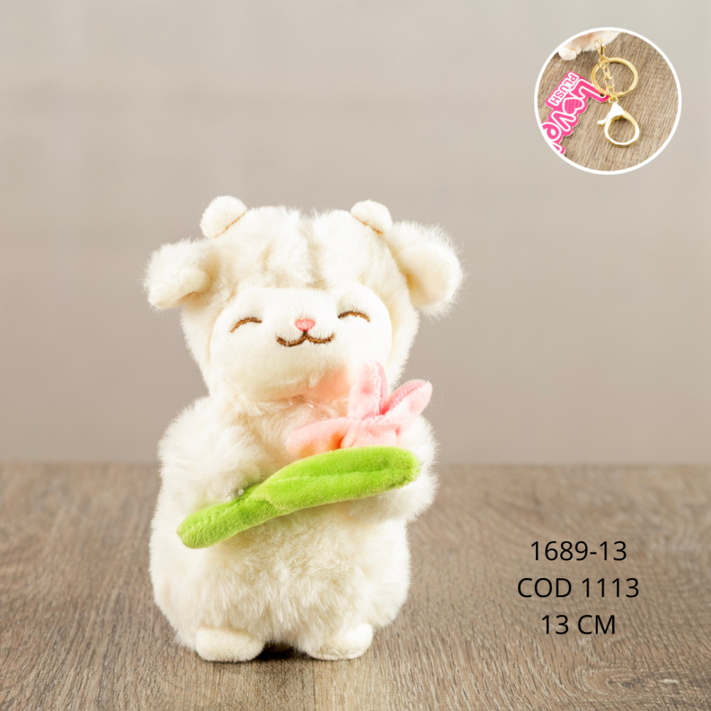 Cordero tulipan llavero 13cm - 1689-13