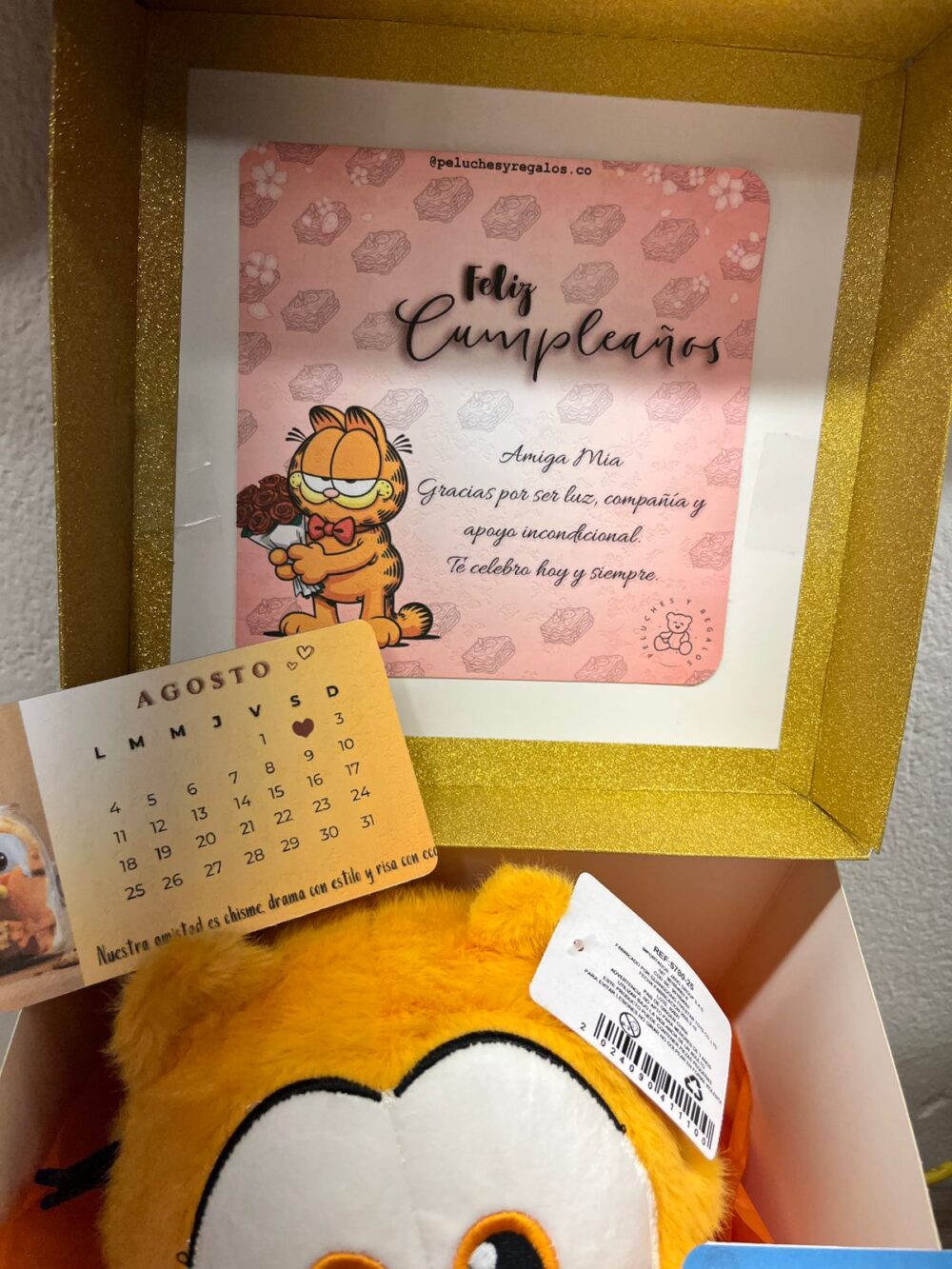 Combo Caja Bebe Garfield 22cm - COMBOCAJA22 - Image 2