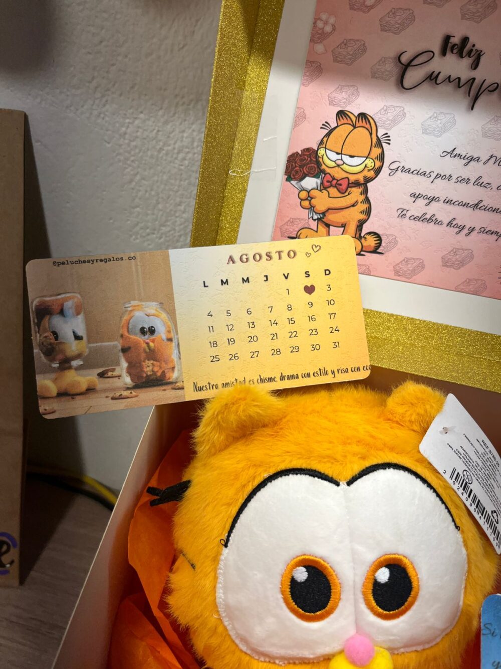 Combo Caja Bebe Garfield 22cm - COMBOCAJA22 - Image 3