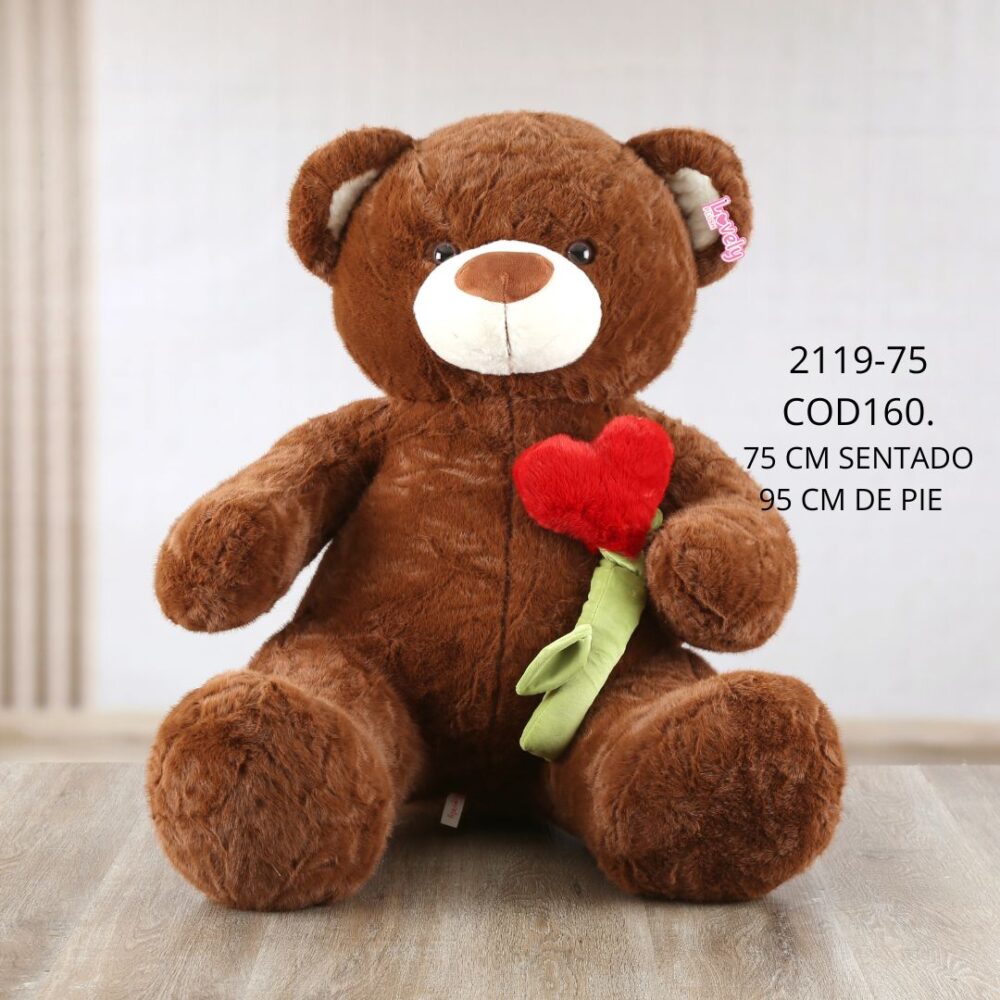 Oso corazón 75cm - 2119-75