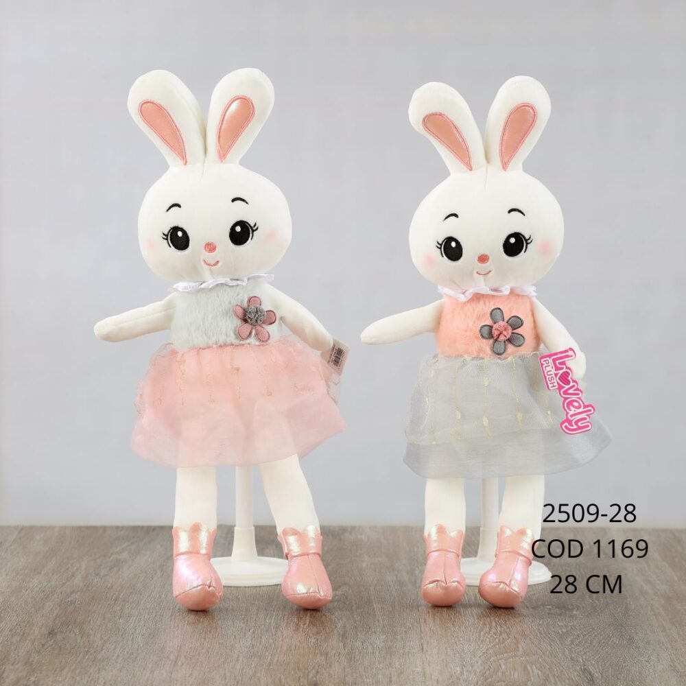 Conejo vestido 28cm - 2509-28