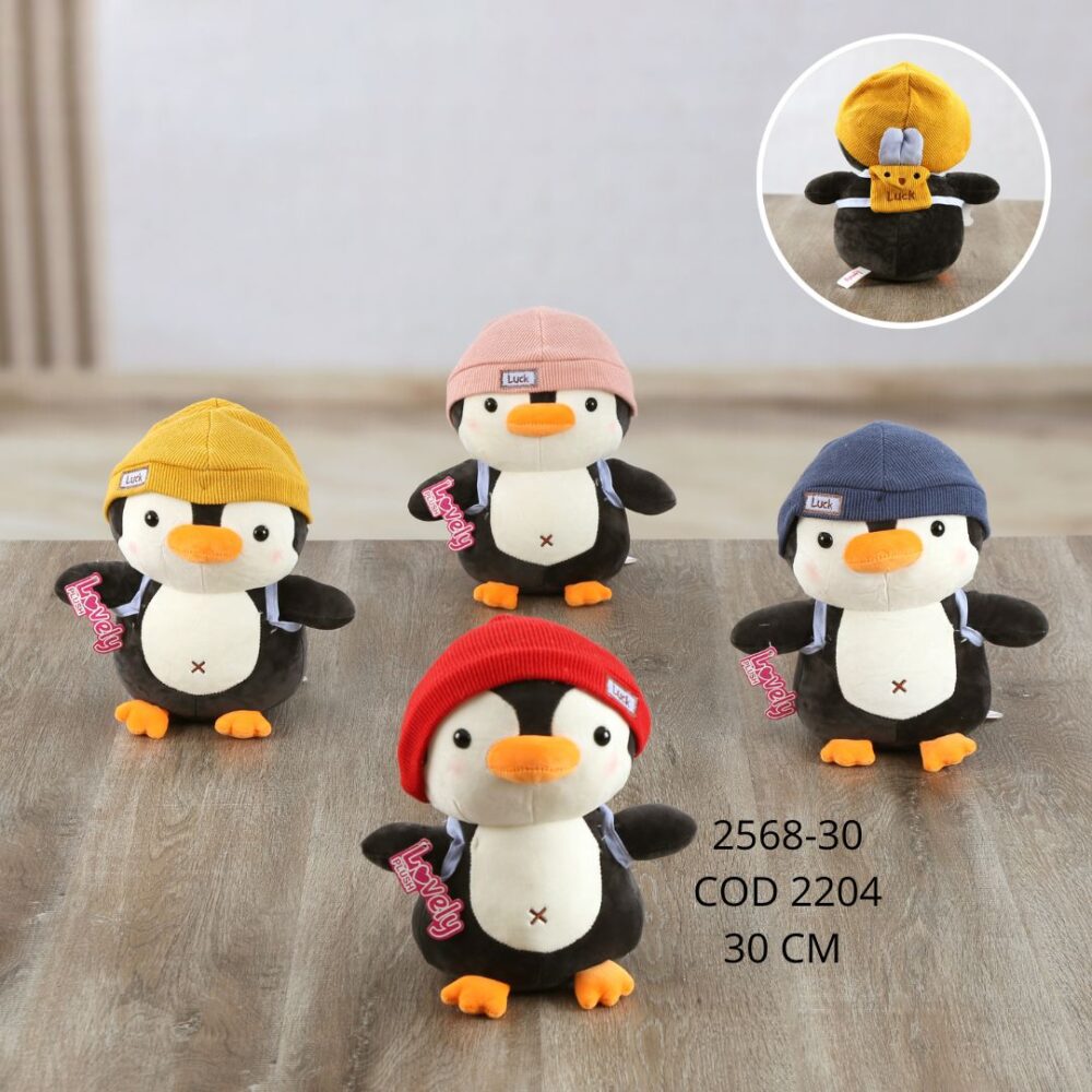 Pinguino gorro 30cm - 2568-30