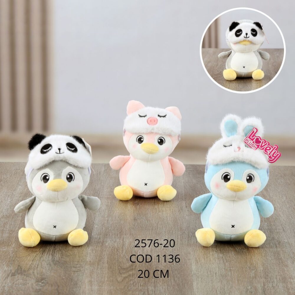 Pinguino antifaz 20cm - 2576-20