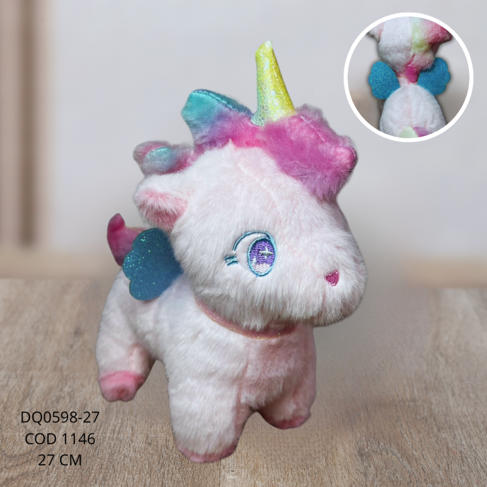 Unicornio alas 27cm - DQ0598-27