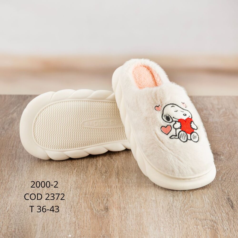 Pantufla snoopy - T/36-43 - 2000-2