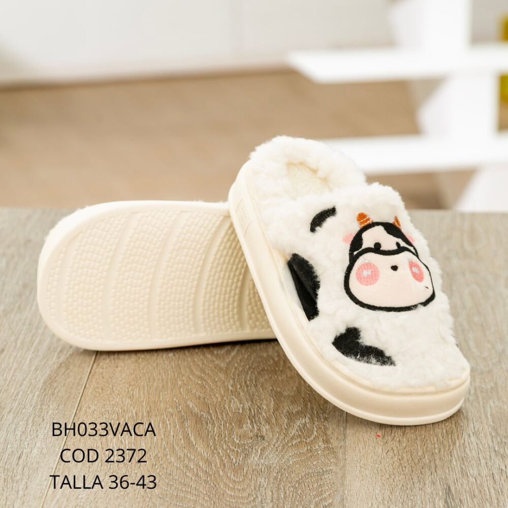 Pantufla vaca T/36-43 - BH033VACA