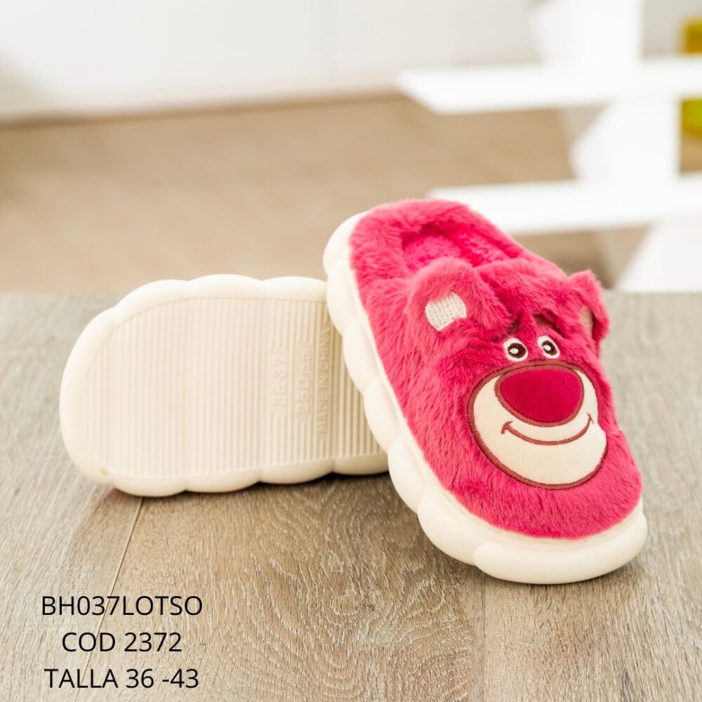 Pantufla de lotso T/36-43 - BH037LOTSO