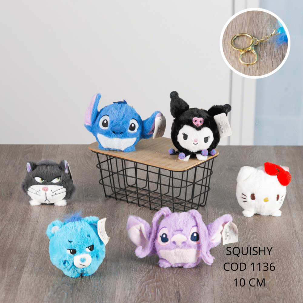 Llavero Squishy Personajes 10cm - SQUISHY