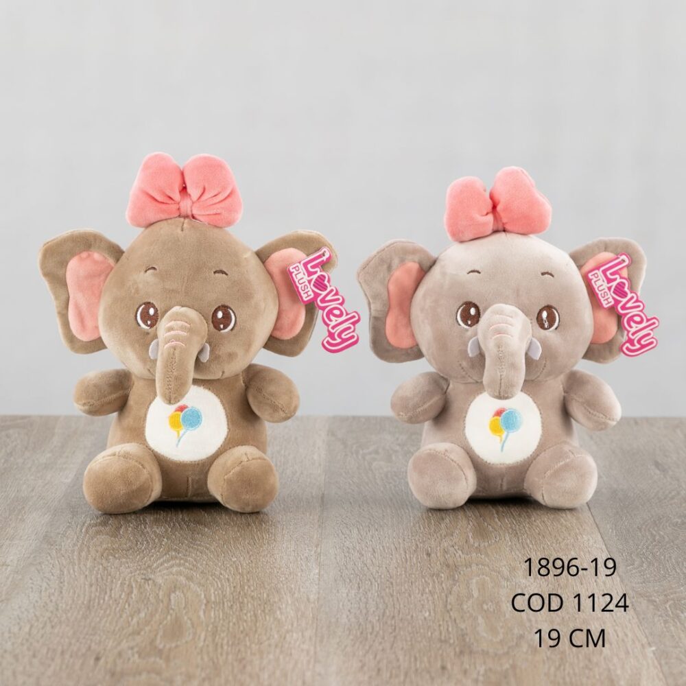 Elefante moño 19cm - 1996-19