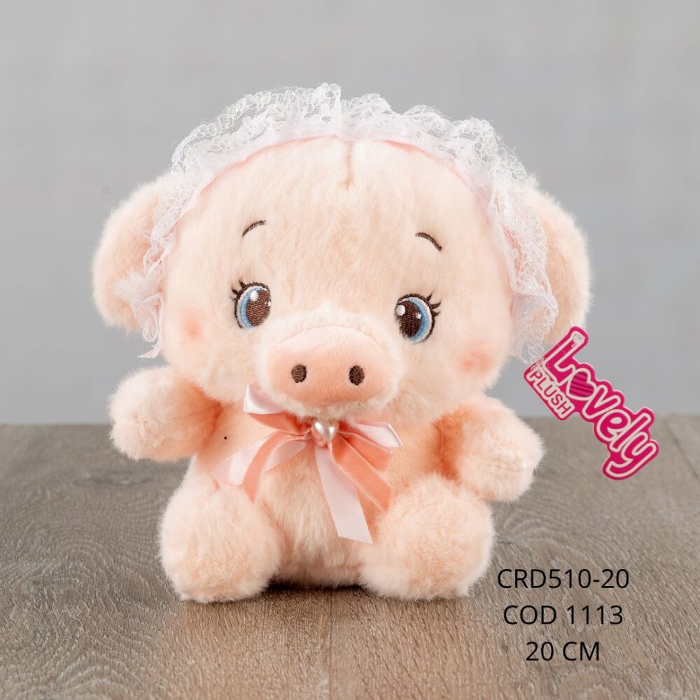 Cerdo moño 20cm - CRD510-20