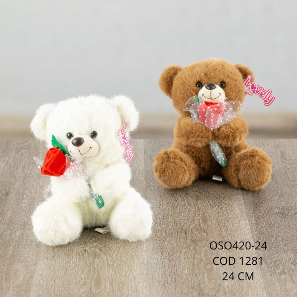 Oso Rosa 24cm - OSO420-24