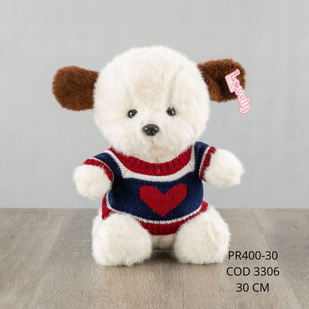 Perro saco corazon 30cm - PR400-30