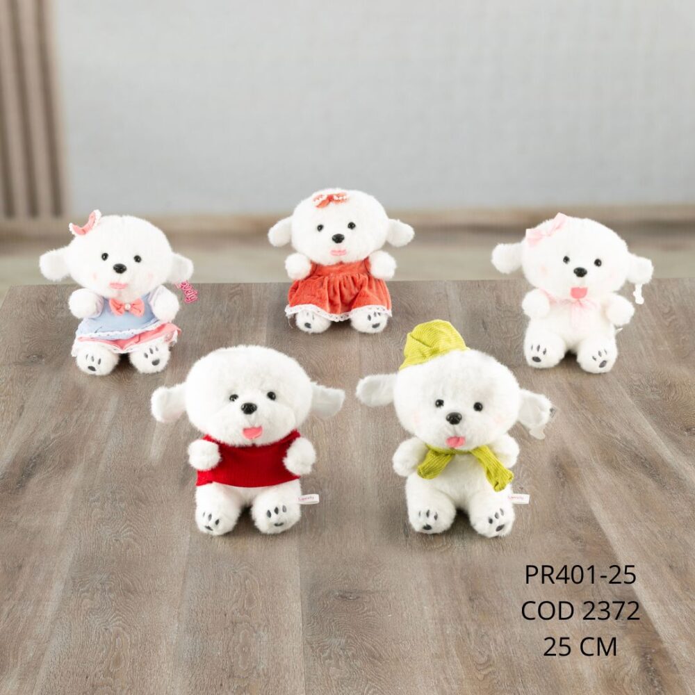 Bichón Frisé, perro 25cm - PR401-25