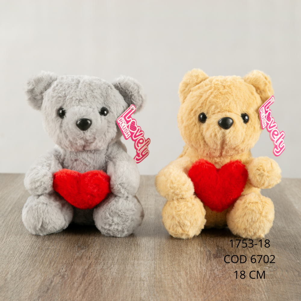 Oso corazon 18cm - 1753-18