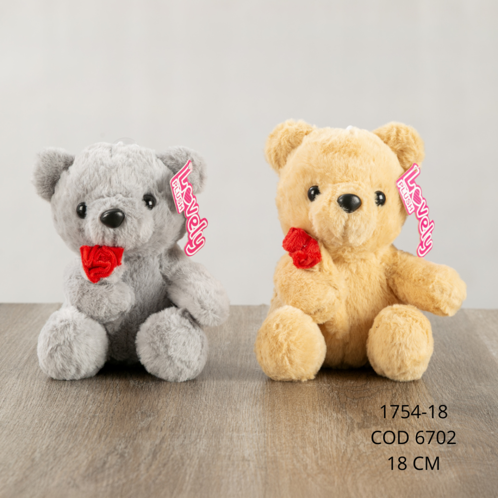 Oso rosa 18cm - 1754-18