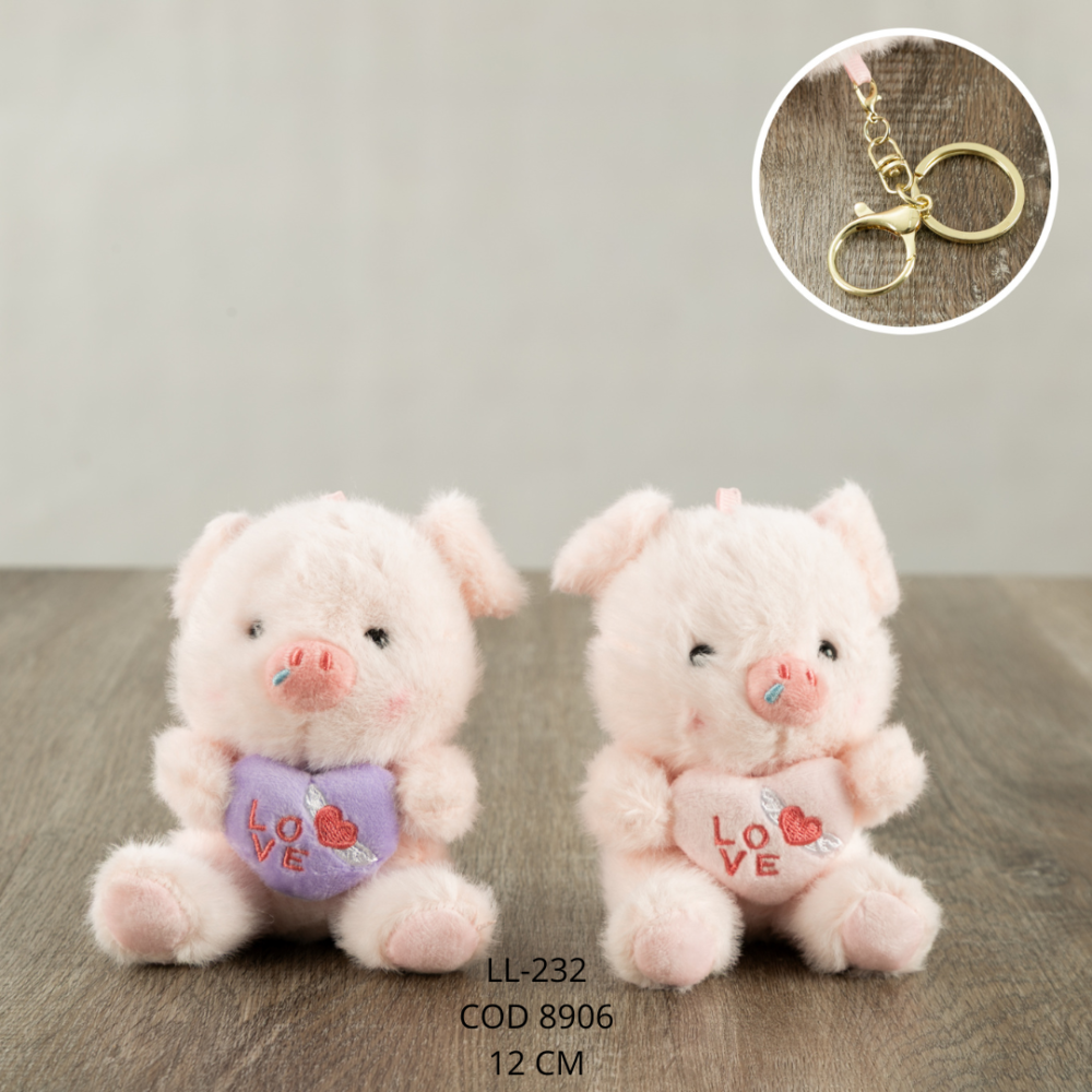 Cerdo Corazon 12cm - LL-232