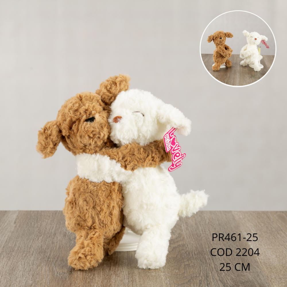 Perros abrazos 25cm - PR461-25