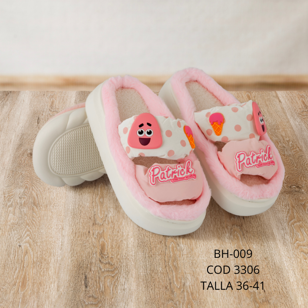 Pantufla Helado T/36-41 -  BH-009