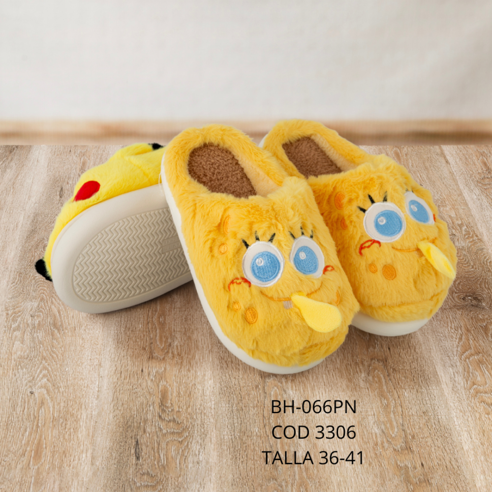 Pantufla Bob esponja - T/36-41 - BH066-PN