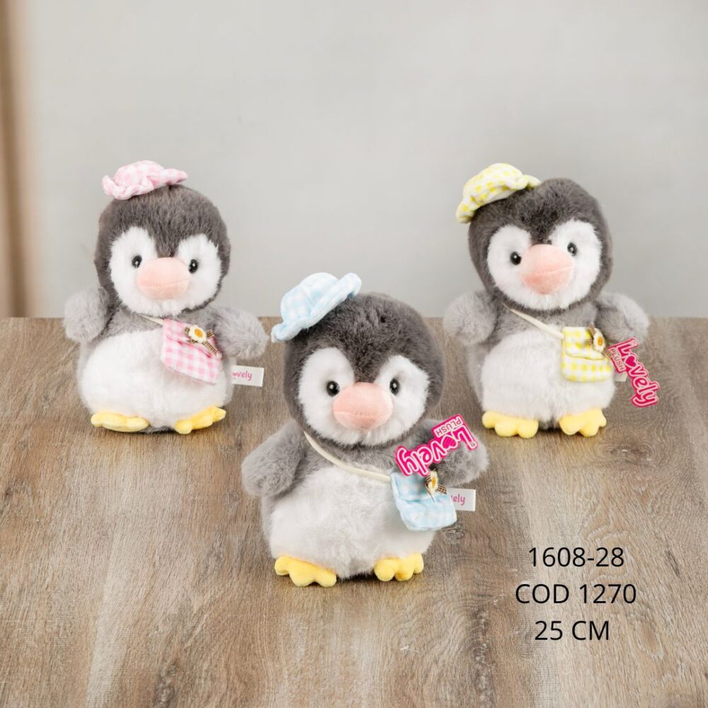 Pingüino bolso 25cm -  1608-28