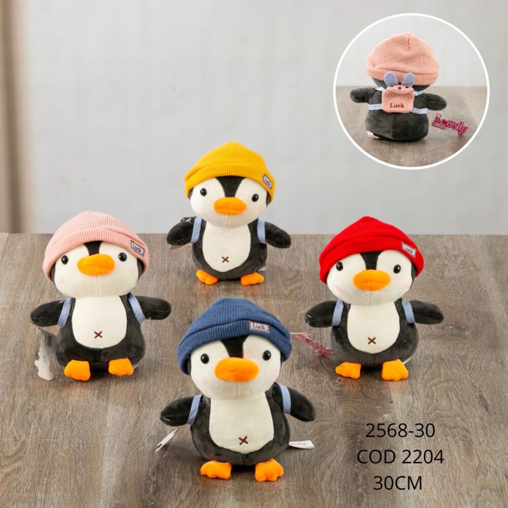 Pinguino Gorro 30cm - 2568-30