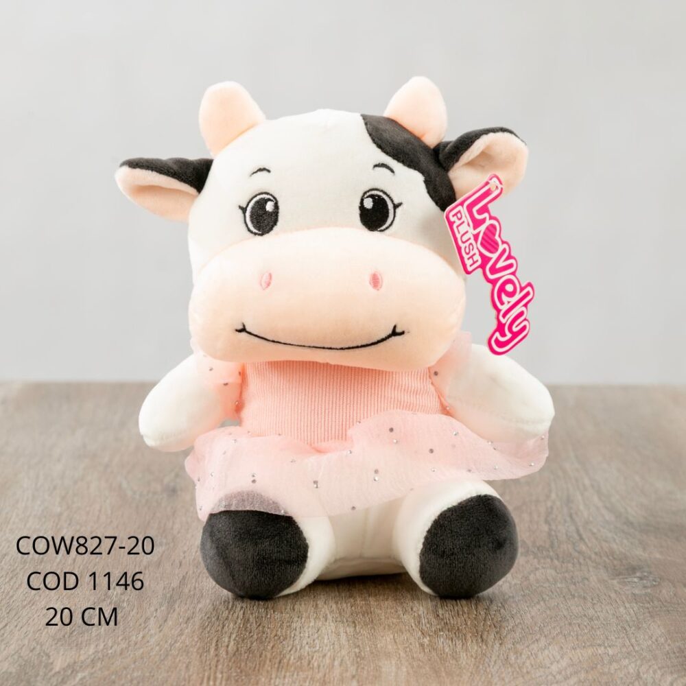Vaca vestido 20cm - COW827-20