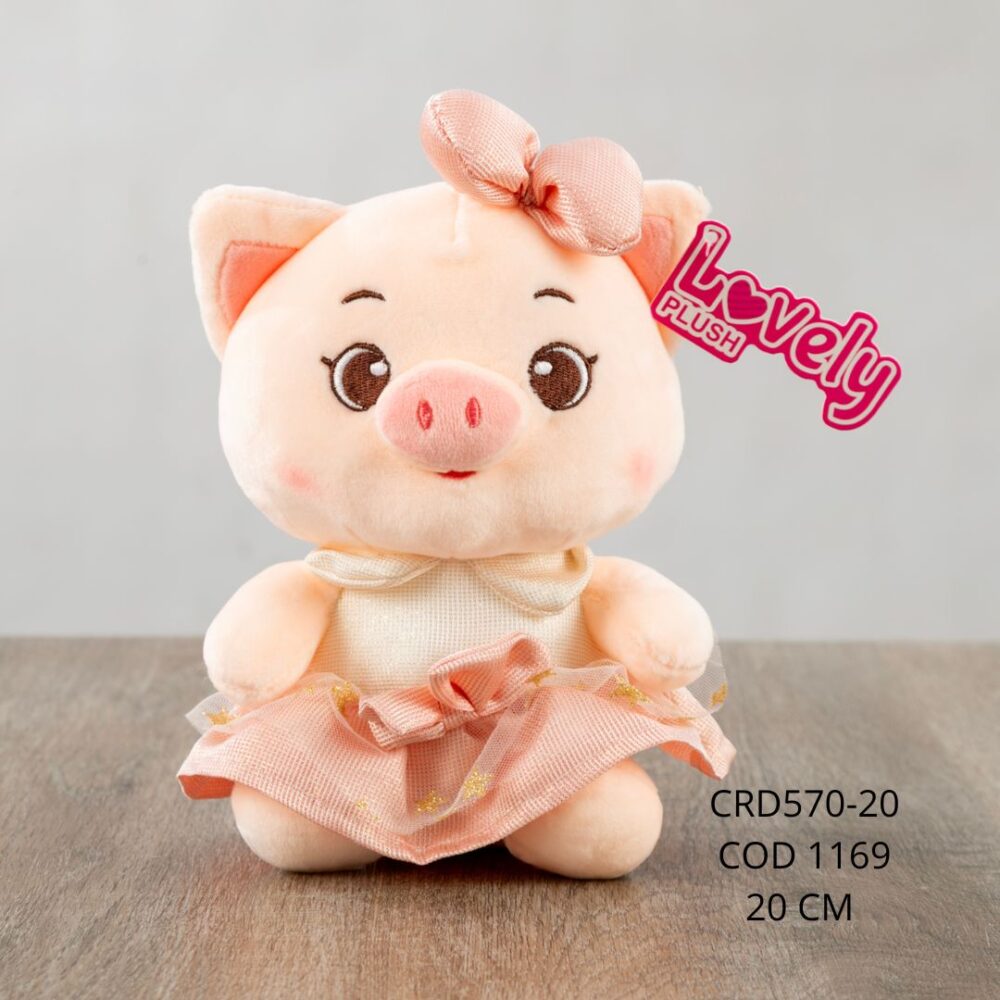 Cerdo Vestido 20cm - CRD570-20