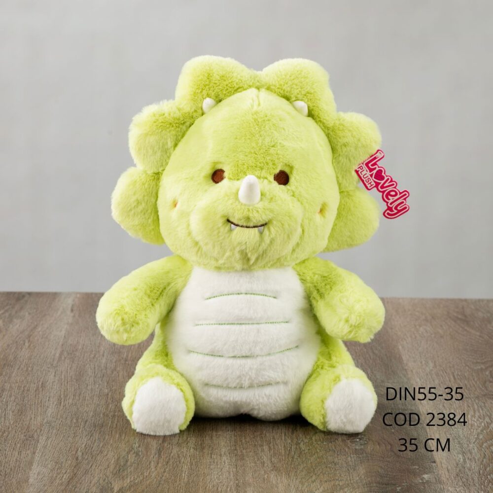 Dinosaurio Triceratops 35cm - DIN55-35