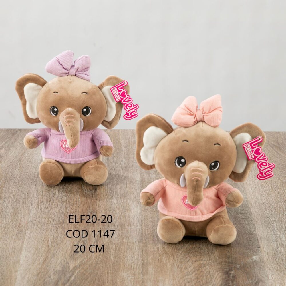 Elefante moño 20cm - ELF20-20
