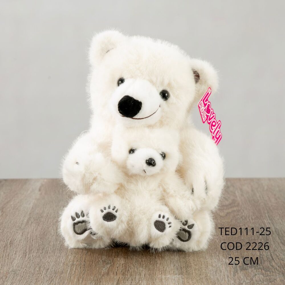 Oso Polar 25cm - TED111-25