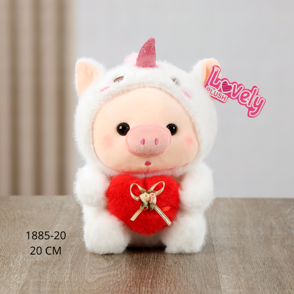 Cerdo disfraz unicornio 20cm - 1885-20