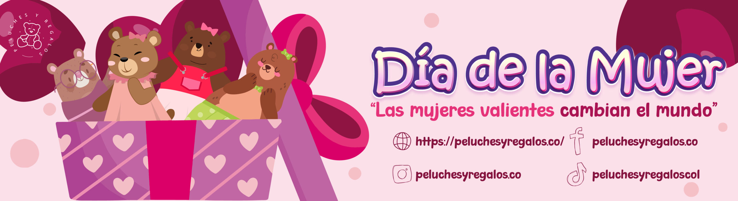 Día de la mujer Peluches_Banner web