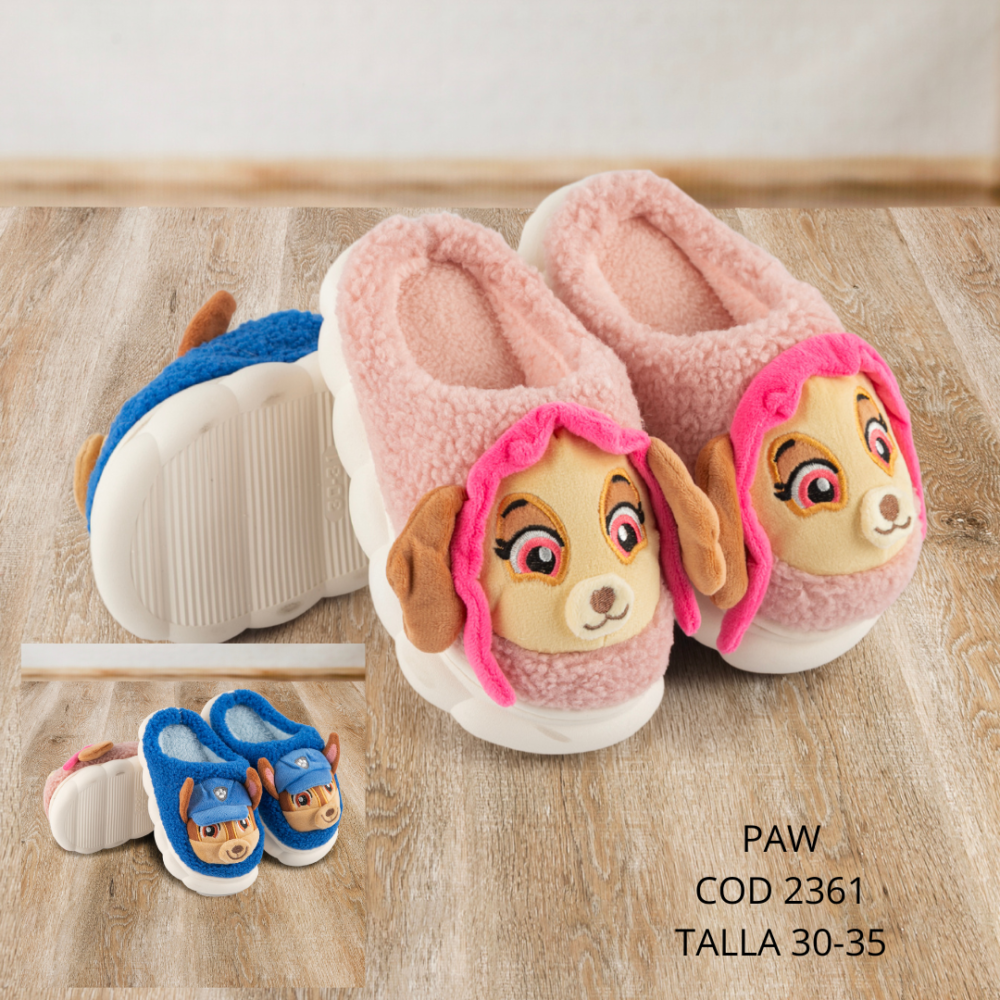 Pantufla Paw patrol - T/30-35 - PAW