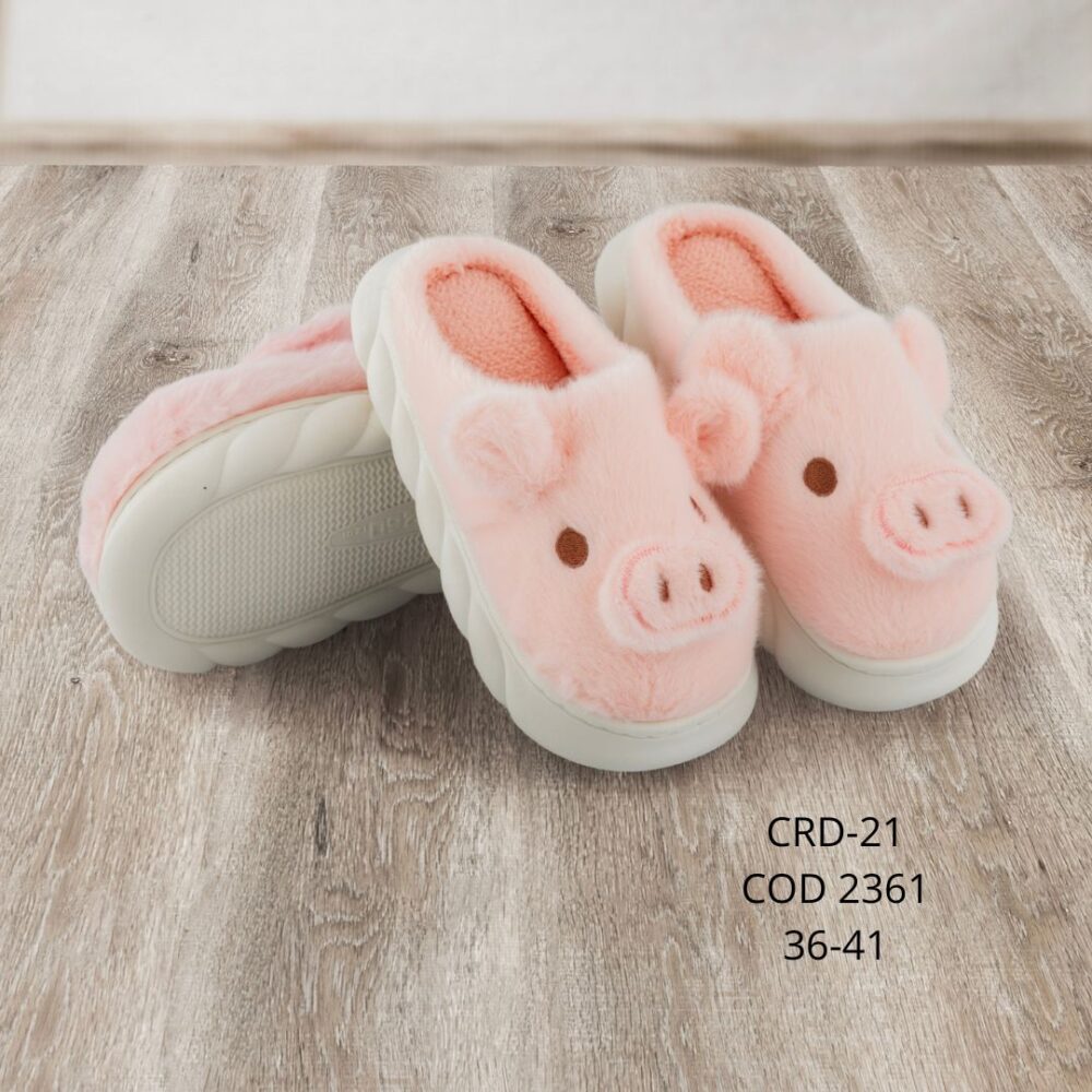 Pantufla cerdo - T/ 36-41 - CRD-21