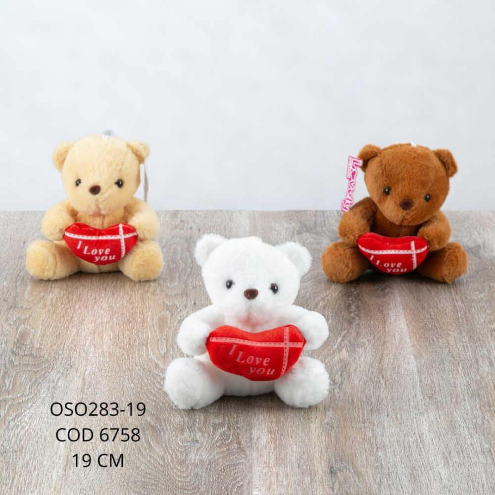 Oso Corazon 19cm - OSO283-19