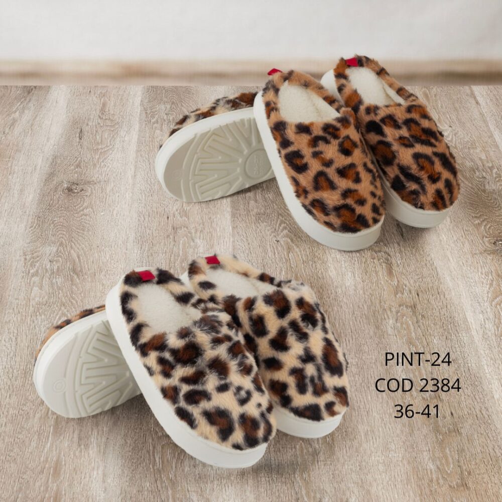 Pantufla Animal print - T/36-41 - PRINT-24