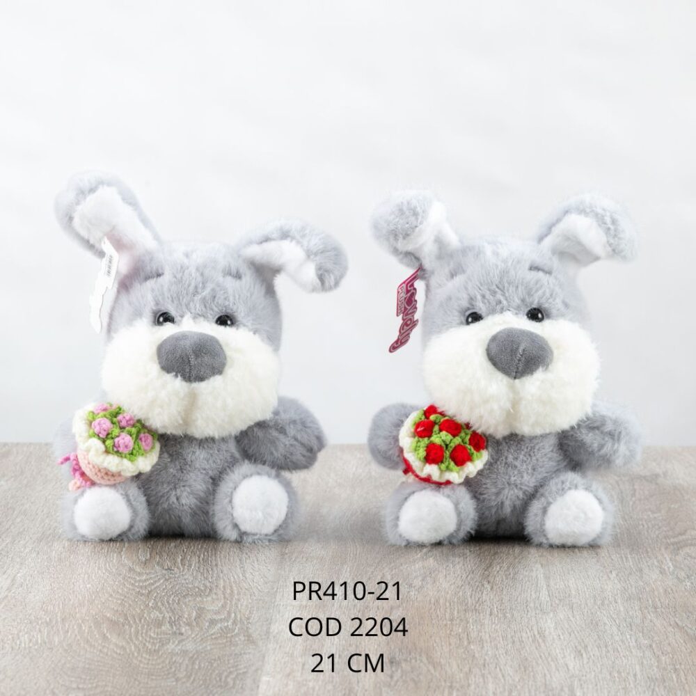 Perro Flores 21cm - PR410-21