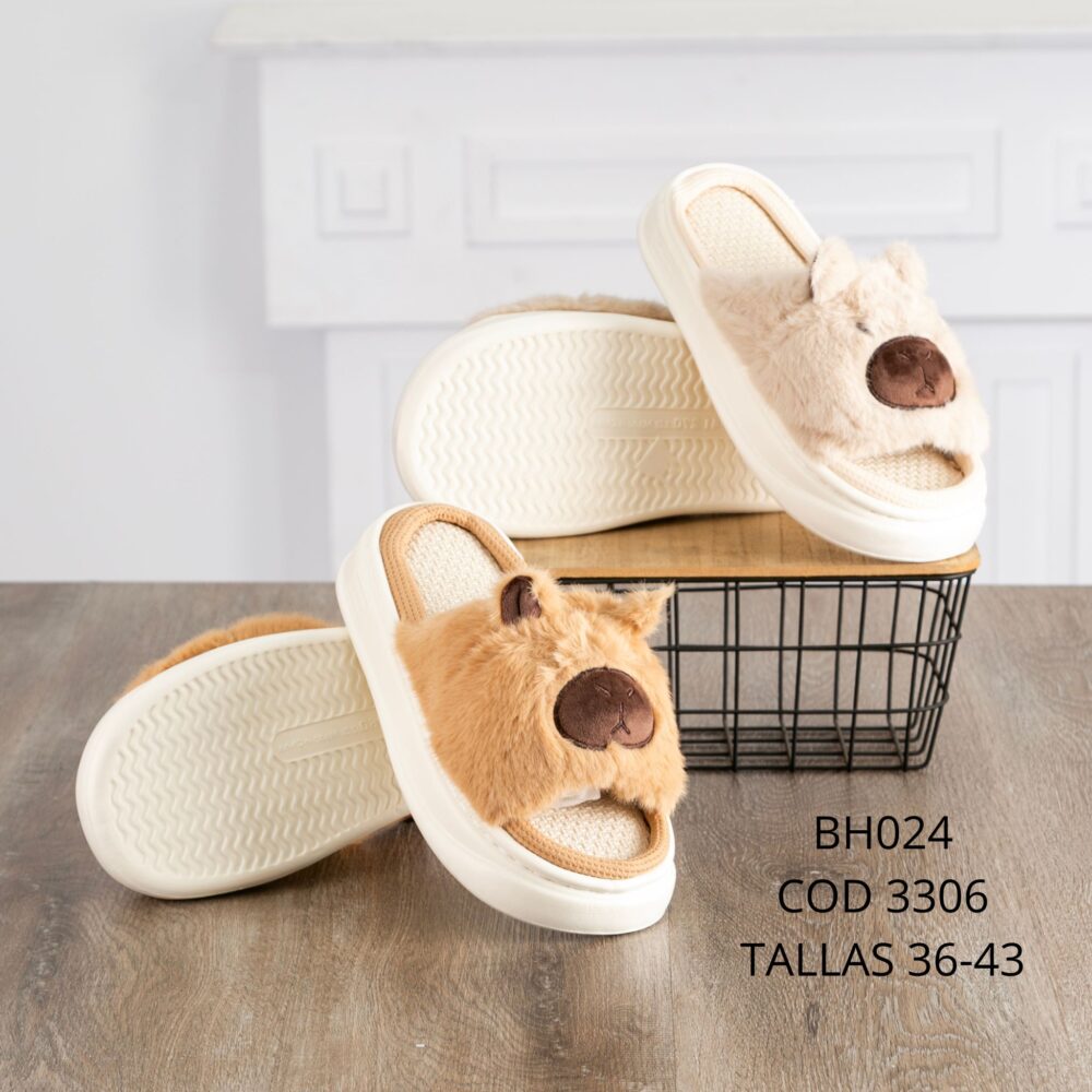 Pantufla Capibara T/36-43 - BH024