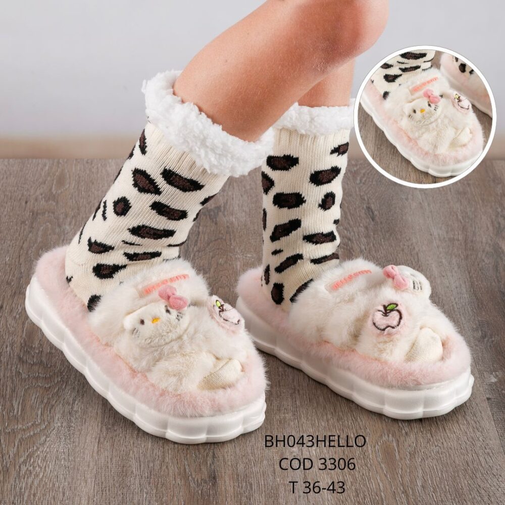 Pantufla Hello Kitty T/36-43 - BH043HELLO