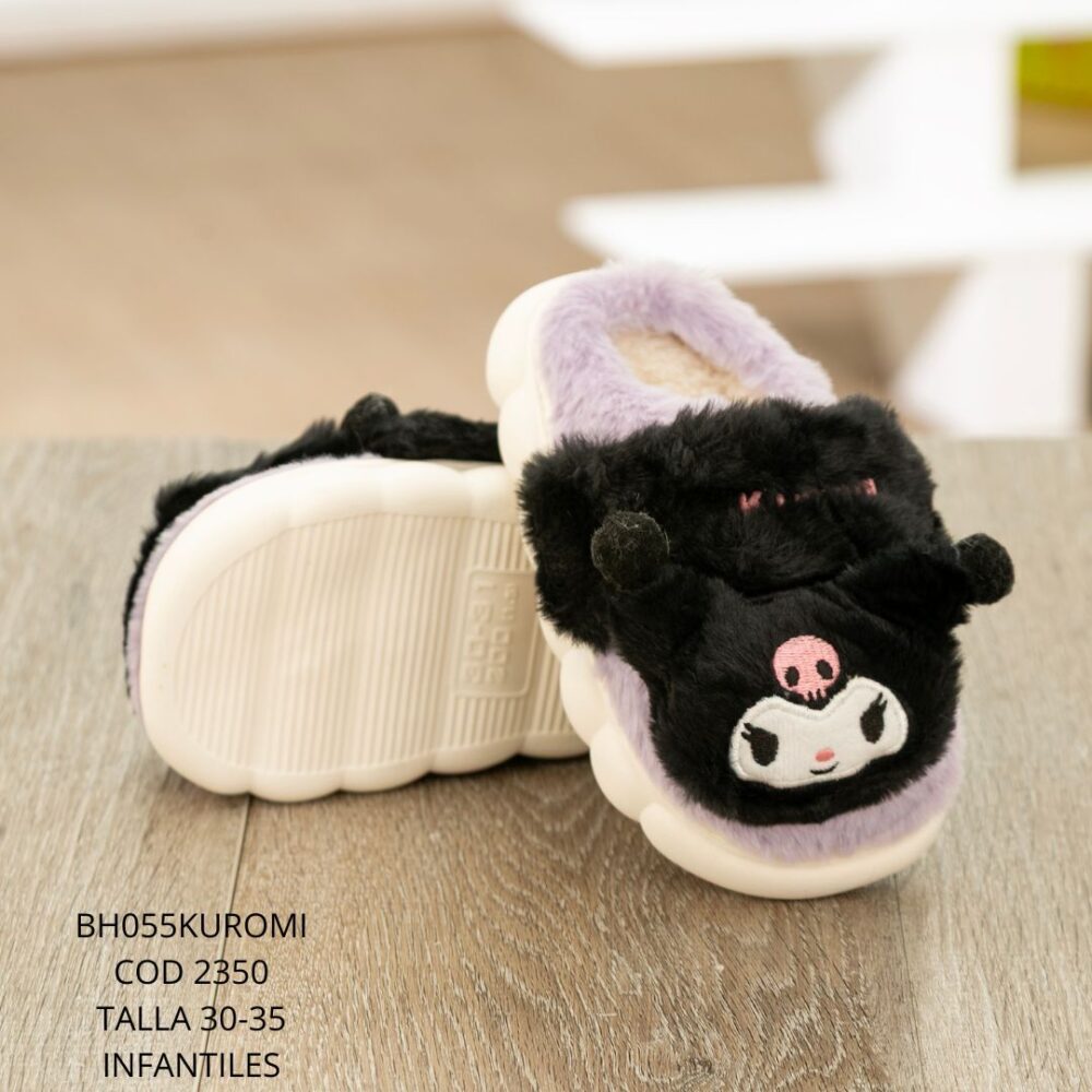 Pantuflas Infantiles Kuromi T/30-35 - BH055KUROMI