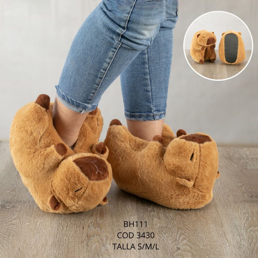 Pantufla Capibara T/S-M-L - BH111