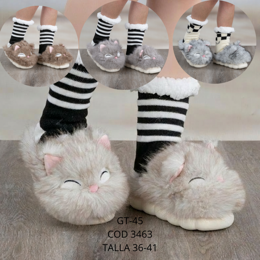 Pantufla Gato - GT-45