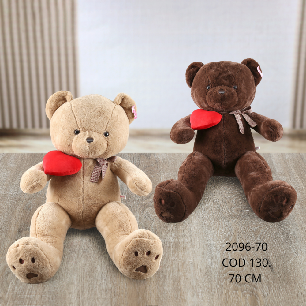 Oso corazon 70cm - 2096-70