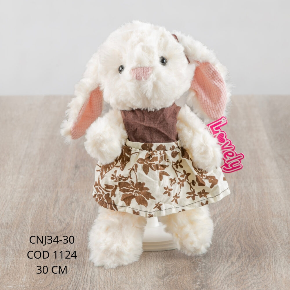 Conejo Vestido 30cm - CNJ34-30