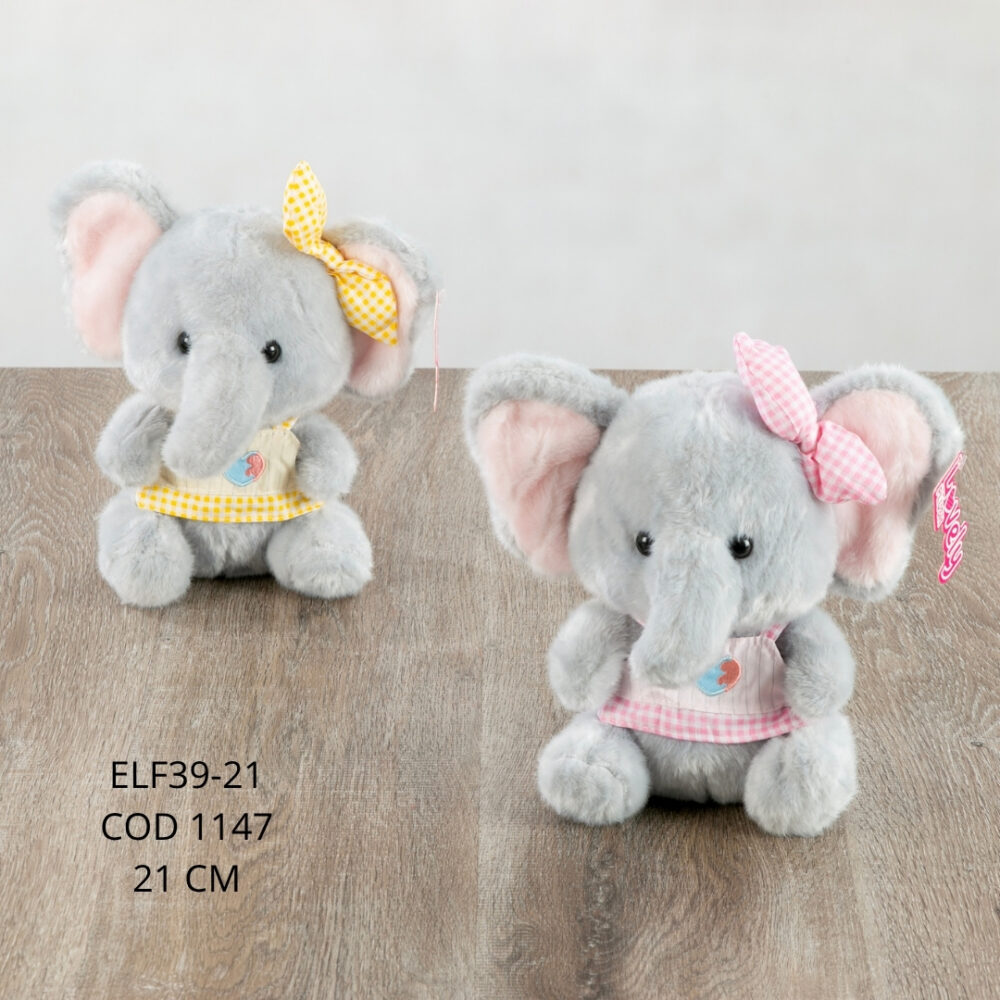 Elefante Moño 21cm - ELF39-21